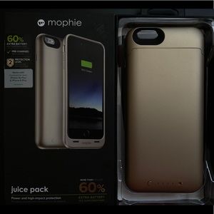 MOPHIE Iphone 6s+/Iphone 6+ Gold Charging Case
